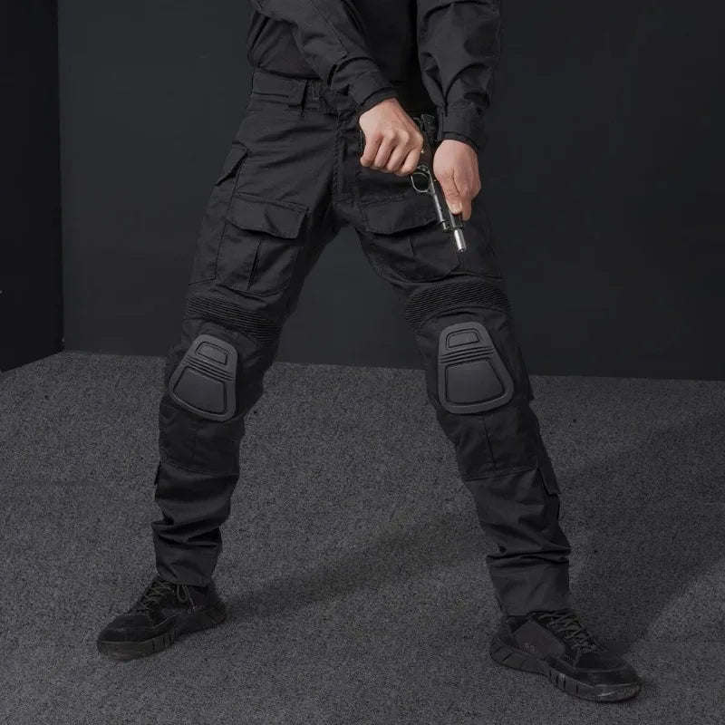 IDOGEAR G3 Tactical Pants with Knee Pads – Black