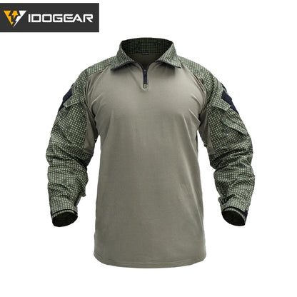 IDOGEAR G3 Combat Shirt with Elbow Pads – Desert Night Camo
