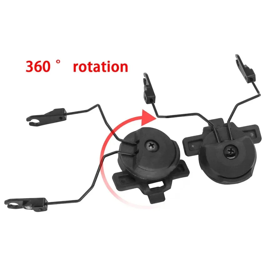 EXFIL Rail Adapter for Helmet Headset Mounts – Black