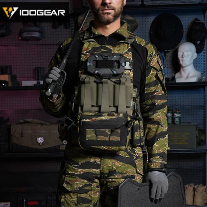 IDOGEAR G3 Combat Shirt with Elbow Pads – Vietnam Tiger Stripe
