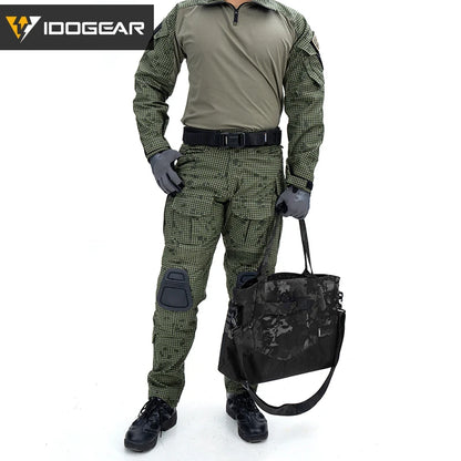 IDOGEAR G3 Combat Shirt with Elbow Pads – Desert Night Camo