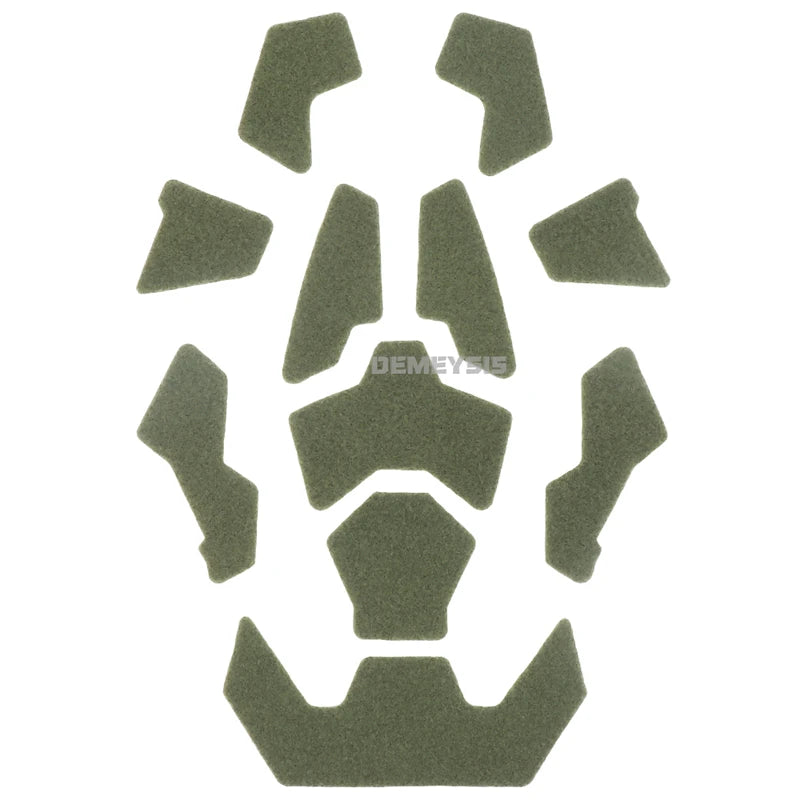 Tactical 11pcs FAST Helmet Hook & Loop Patches - Blender Tactical