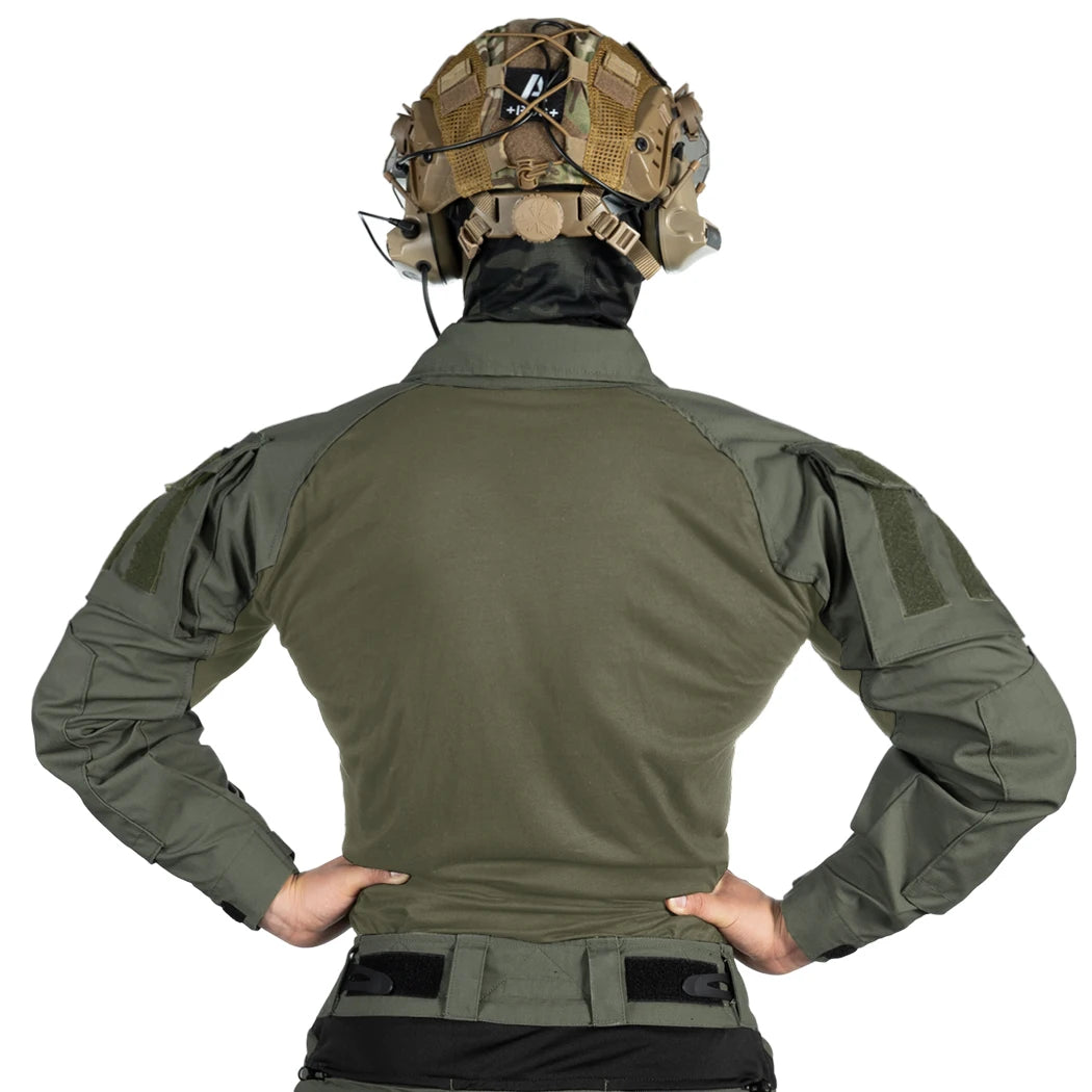 IDOGEAR G3 Combat Shirt with Elbow Pads – Ranger Green