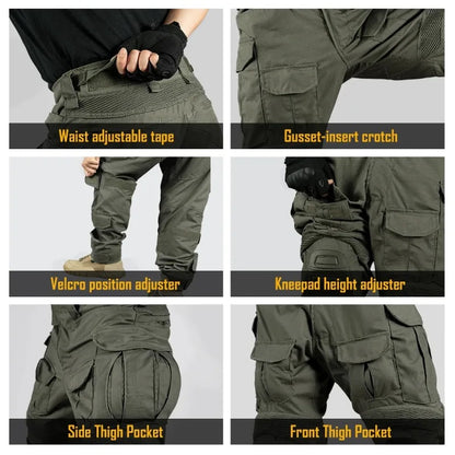 IDOGEAR G3 Tactical Pants with Knee Pads – Multicam