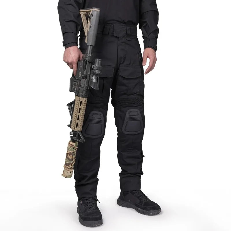 IDOGEAR G3 Tactical Pants with Knee Pads – Black