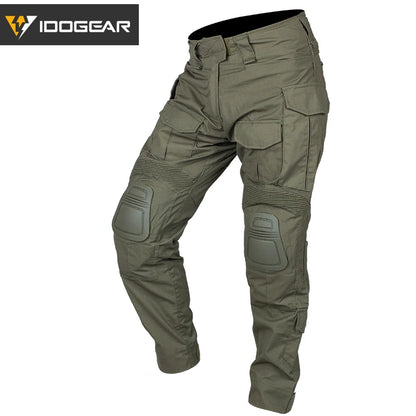 IDOGEAR G3 Tactical Pants with Knee Pads – Ranger Green