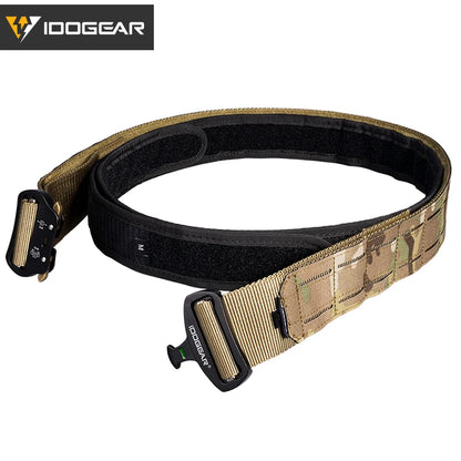 IDOGEAR 2" Tactical Belt with Metal Buckle – Multicam