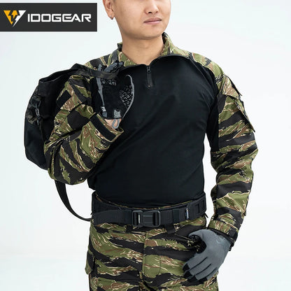 IDOGEAR G3 Combat Shirt with Elbow Pads – Vietnam Tiger Stripe
