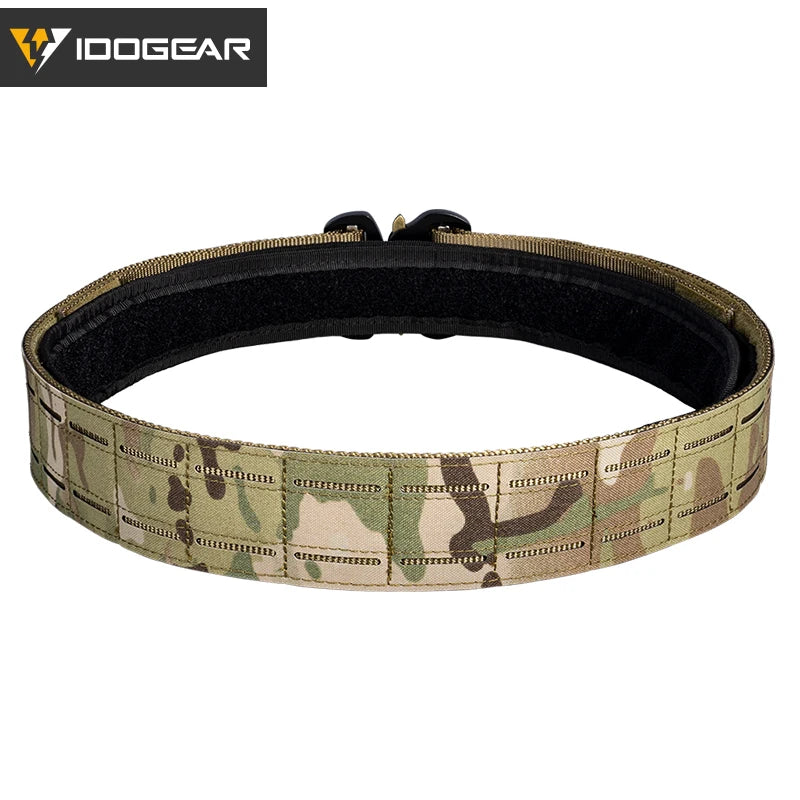 IDOGEAR 2" Tactical Belt with Metal Buckle – Multicam