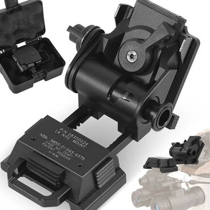Tactical L4G24 NVG Helmet Mount – Adjustable Metal/Nylon Bracket for PVS-15/18, FAST/MICH - Blender Tactical