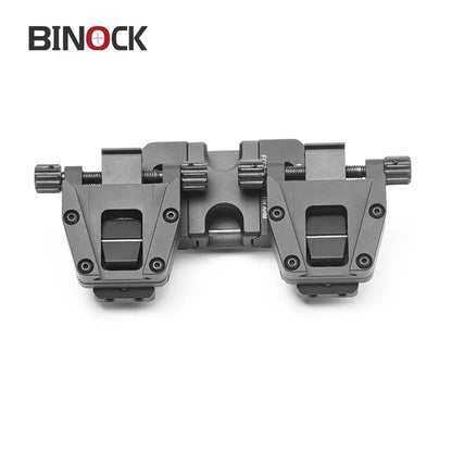 BINOCK Dual Tube Night Vision Goggles – Tactical NVG System with Helmet Mount, Adjustable Bridge & Carry Case - Blender Tactical