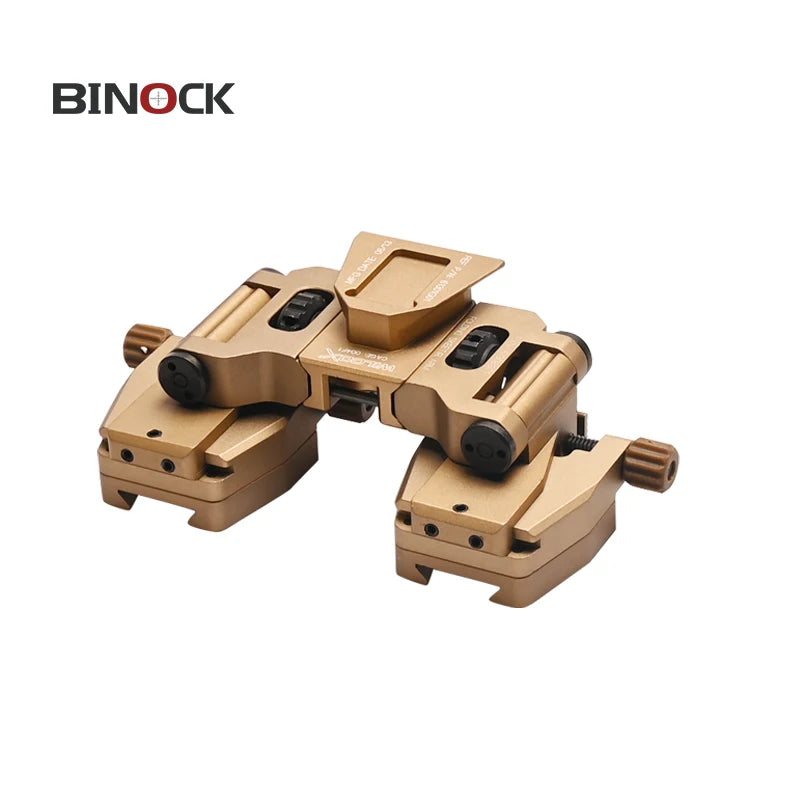 BINOCK Dual Tube Night Vision Goggles – Tactical NVG System with Helmet Mount, Adjustable Bridge & Carry Case - Blender Tactical