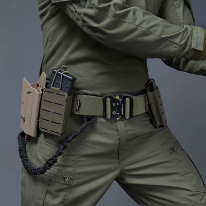 IDOGEAR 2" Tactical Belt with Metal Buckle – Ranger Green