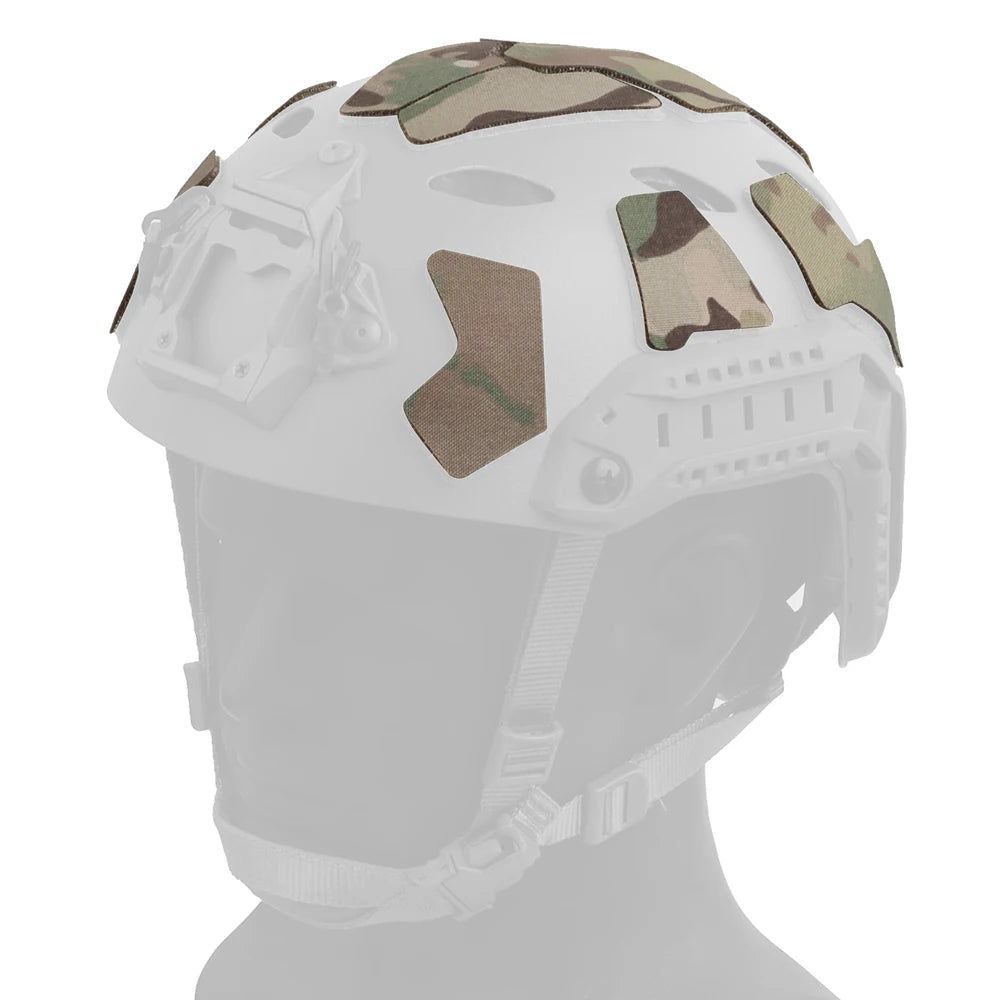11-Piece Tactical Hook Patches Set for FAST SF High-Cut Helmets – Multicam - Blender Tactical