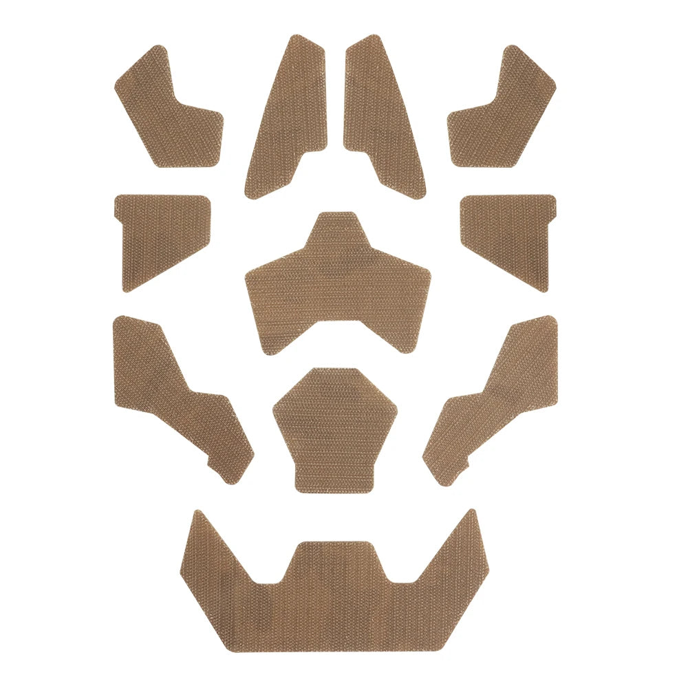 11-Piece Tactical Hook Patches Set for FAST SF High-Cut Helmets – Multicam - Blender Tactical