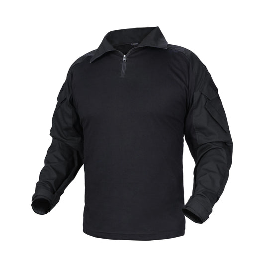 IDOGEAR G3 Combat Shirt with Elbow Pads – Black