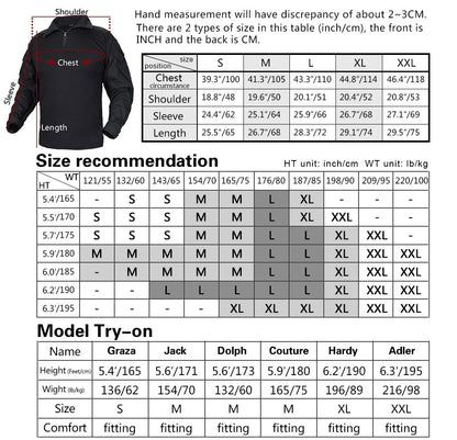 IDOGEAR G3 Combat Shirt with Elbow Pads – Black