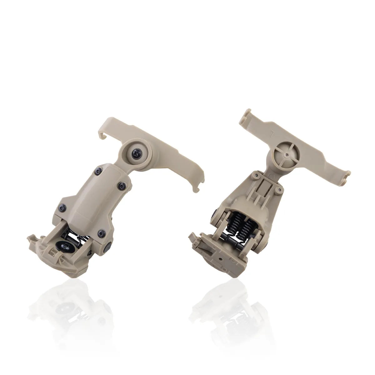 Helmet Rail Mount Adapter for Sordin Headsets – TAN (Cheburashka) - Blender Tactical