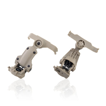 Helmet Rail Mount Adapter for Sordin Headsets – TAN (Cheburashka) - Blender Tactical