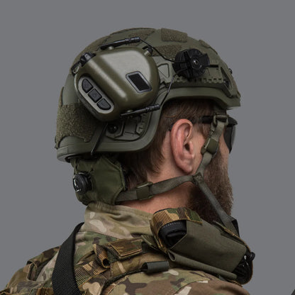 Earmor M31H Tactical Helmet-Mounted Hearing Protector – Foliage Green - Blender Tactical