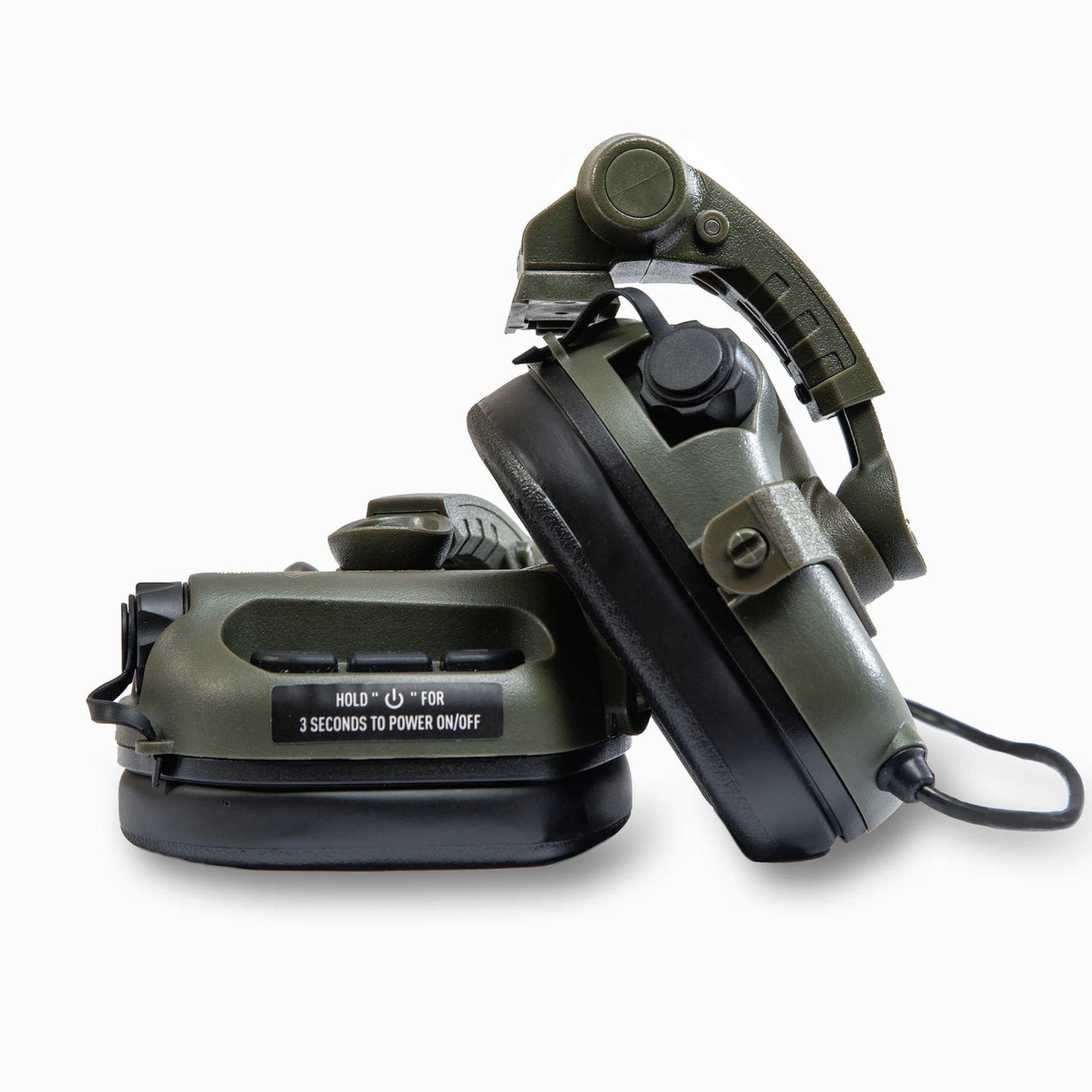 Earmor M31X Helmet-Mounted Electronic Hearing Protector – Foliage Green - Blender Tactical