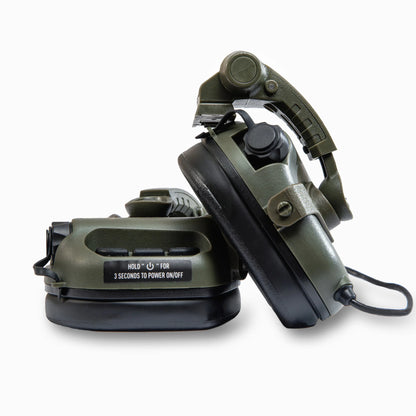 Earmor M31X Helmet-Mounted Electronic Hearing Protector – Foliage Green - Blender Tactical