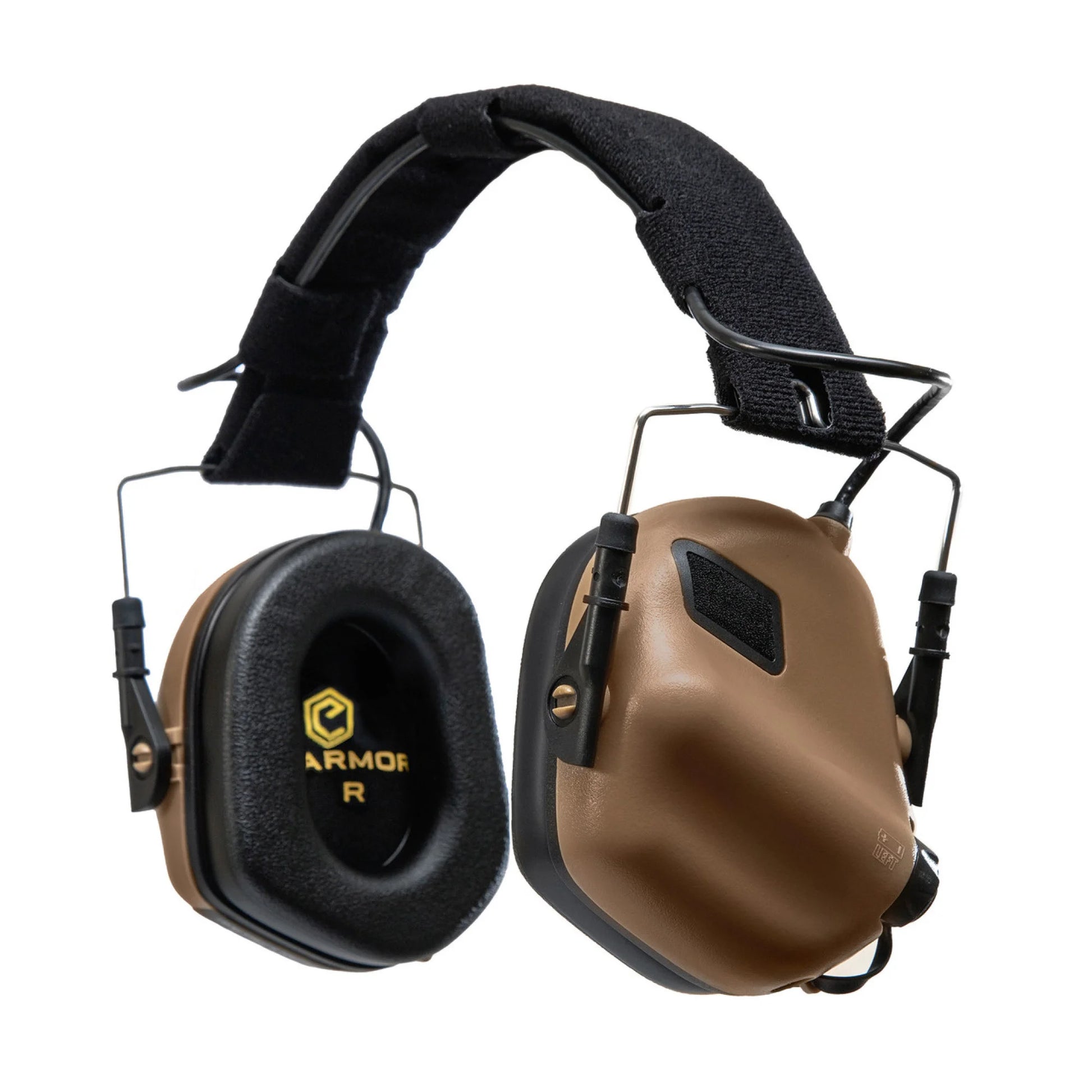 Earmor M31X Helmet-Mounted Electronic Hearing Protector – Coyote Tan - Blender Tactical