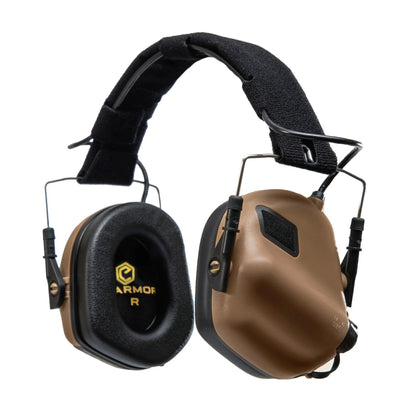 Earmor M31X Helmet-Mounted Electronic Hearing Protector – Coyote Tan - Blender Tactical