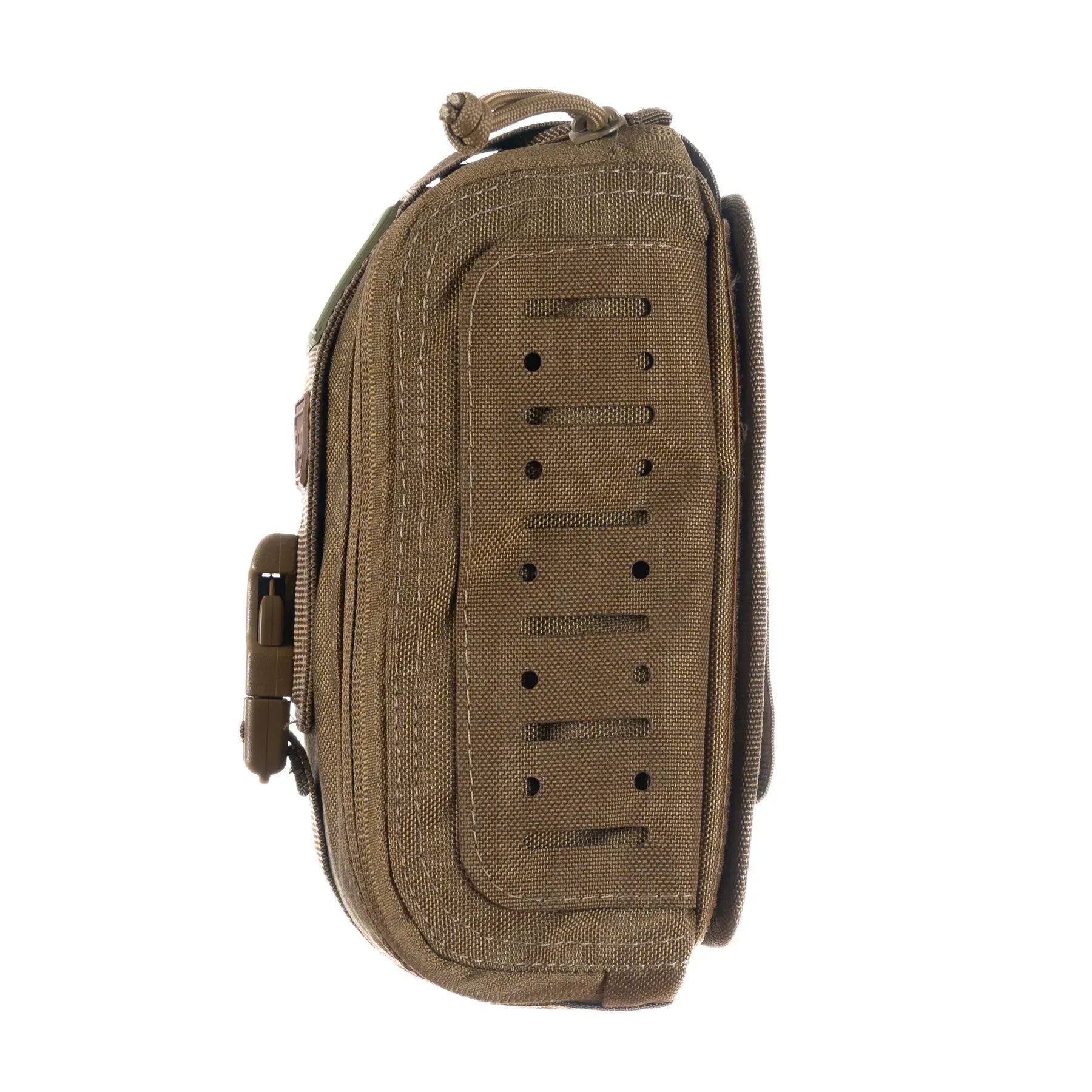 FamTac M7 Tactical IFAK Pouch – Coyote | MOLLE, Rip-Away Design - Blender Tactical