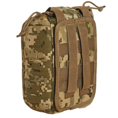 FamTac M7 Tactical IFAK Pouch – Ukrainian Pixel | MOLLE, Rip-Away Design - Blender Tactical