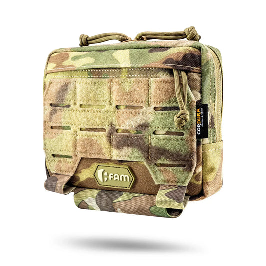 FamTac Utility Admin Pouch – Multicam | MOLLE Compatible - Blender Tactical