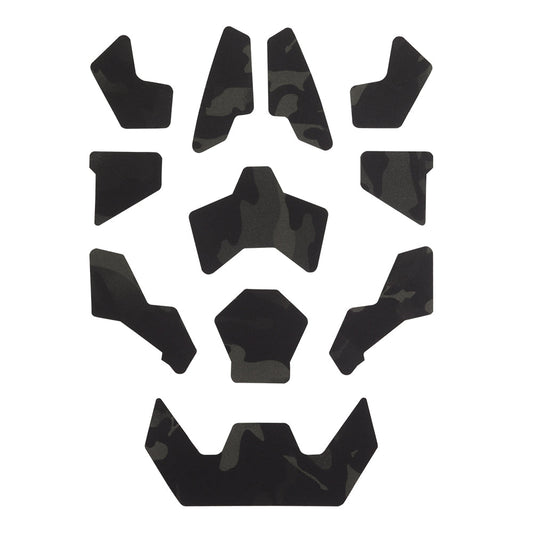 FAST SF Helmet Camouflage Patch Kit 11pcs – Multicam Black