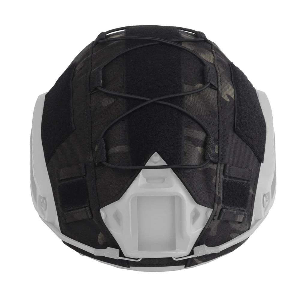 FAST Tactical Helmet Cover – Black Camouflage