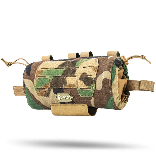 FamTac Roll MOLLE IFAK Pouch | Woodland - Blender Tactical