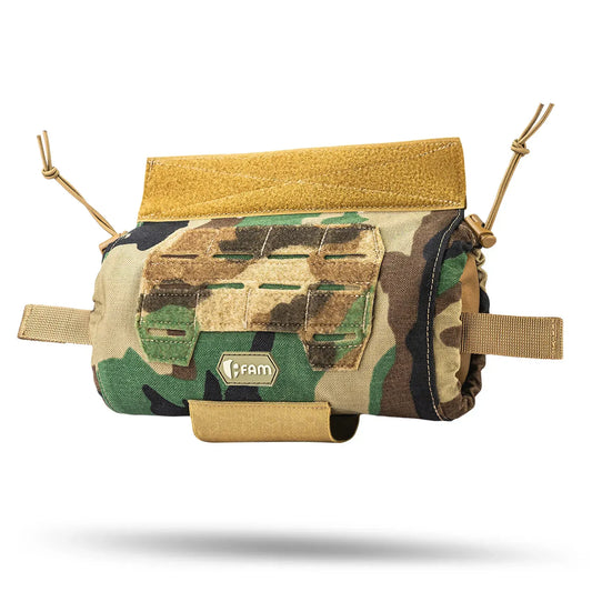 FamTac Roll VELCRO IFAK Pouch | Woodland - Blender Tactical