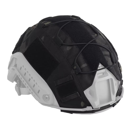 FAST Tactical Helmet Cover – Black Camouflage