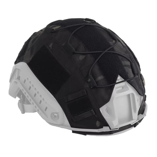 FAST Tactical Helmet Cover – Black Camouflage