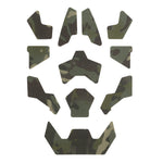FAST SF Helmet Camouflage Patch Kit 11pcs – Multicam Green