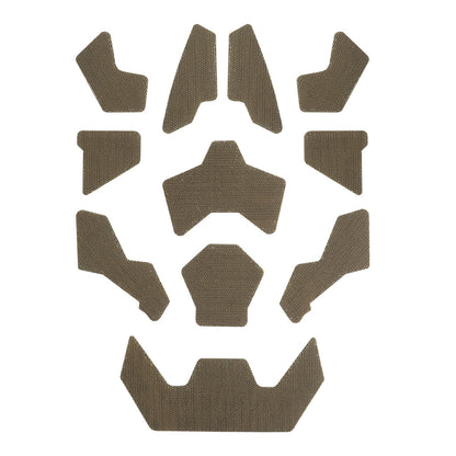 FAST SF Helmet Camouflage Patch Kit 11pcs – Multicam Green