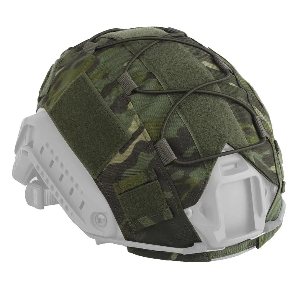 FAST Tactical Helmet Cover – Green Camouflage