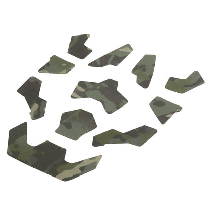 FAST SF Helmet Camouflage Patch Kit 11pcs – Multicam Green