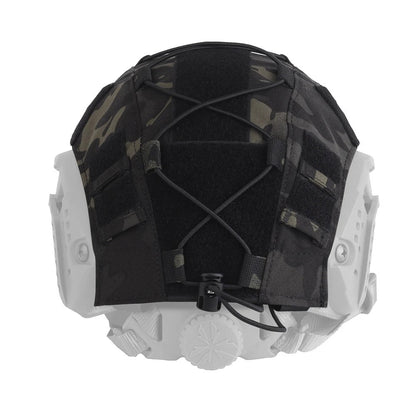 FAST Tactical Helmet Cover – Black Camouflage