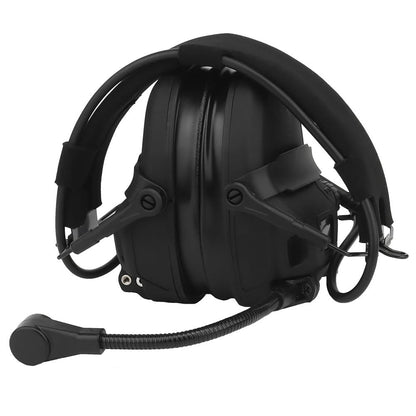 HD-17 Tactical Helmet Headset - Black