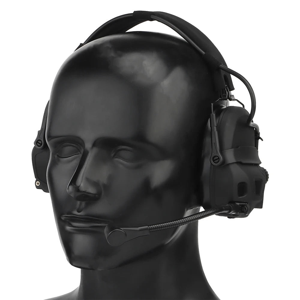 HD-17 Tactical Helmet Headset - Black