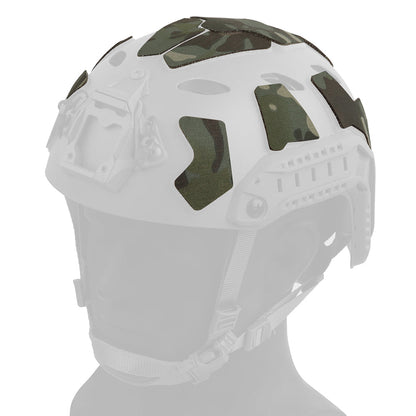 FAST SF Helmet Camouflage Patch Kit 11pcs – Multicam Green