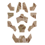 FAST SF Helmet Camouflage Patch Kit 11pcs – Multicam Tan
