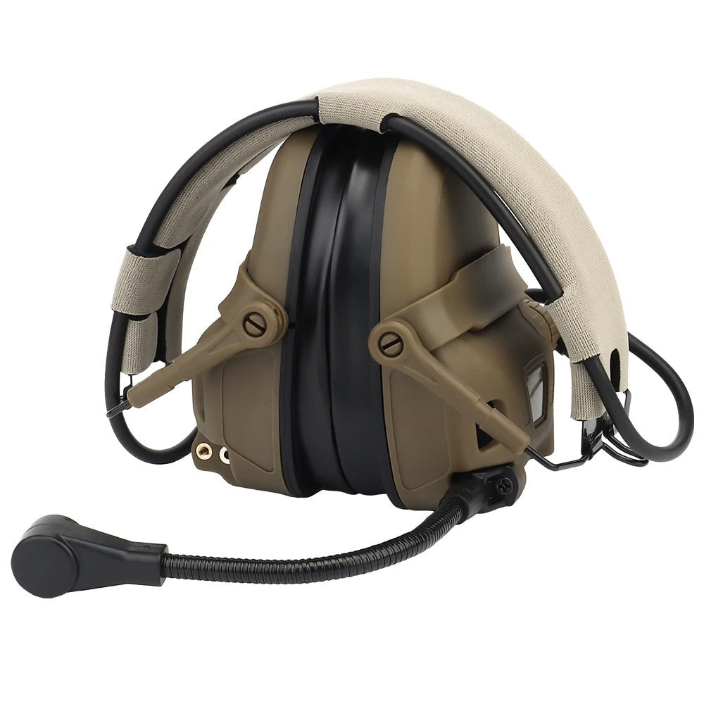 HD-17 Tactical Helmet Headset - Tan