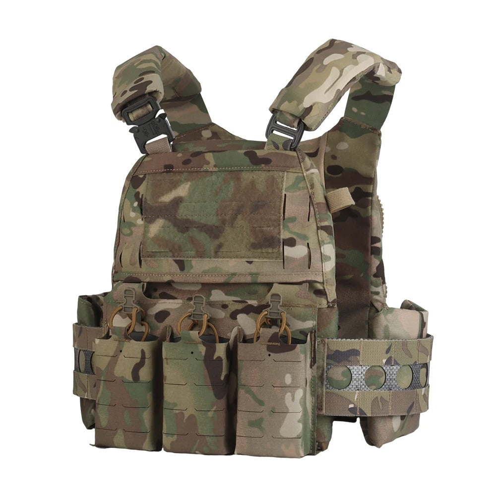 V5 PC Modular Plate Carrier with Laser-Cut MOLLE – Multicam