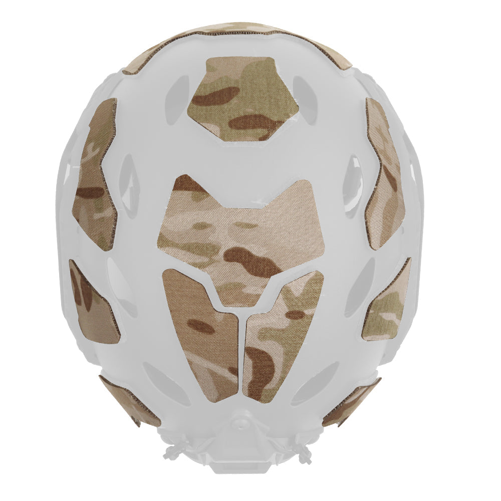 FAST SF Helmet Camouflage Patch Kit 11pcs – Multicam Tan