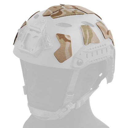 FAST SF Helmet Camouflage Patch Kit 11pcs – Multicam Tan